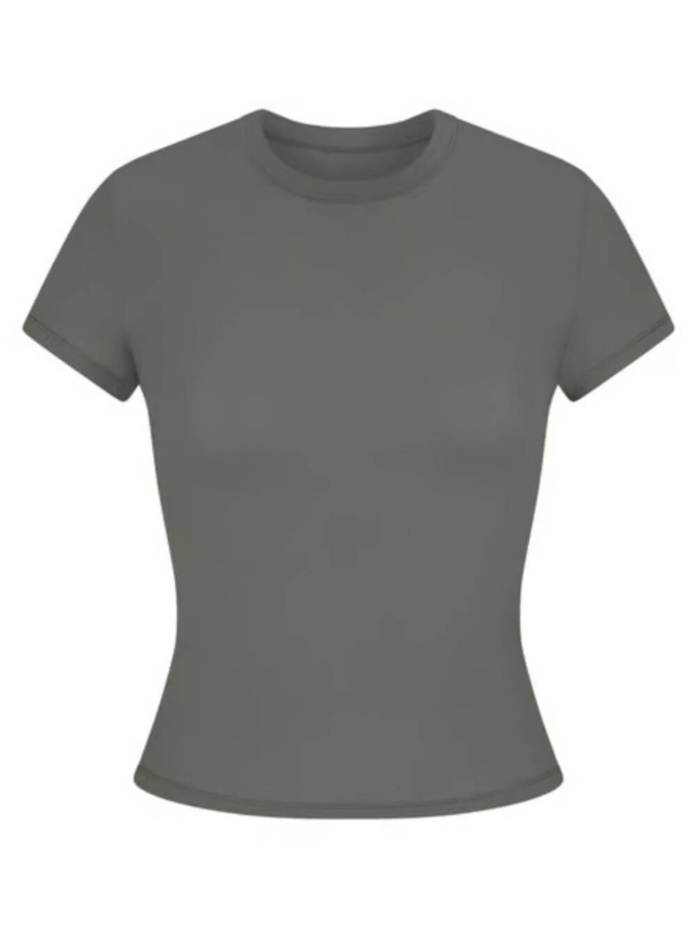 SKIMS Fits Everybody T-Shirt in Gunmetal Grey
